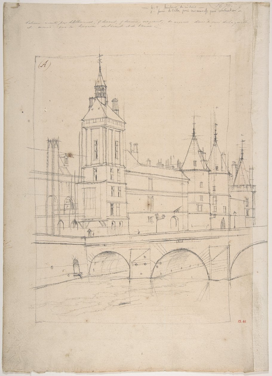 Der Uhrturm von Charles Meryon