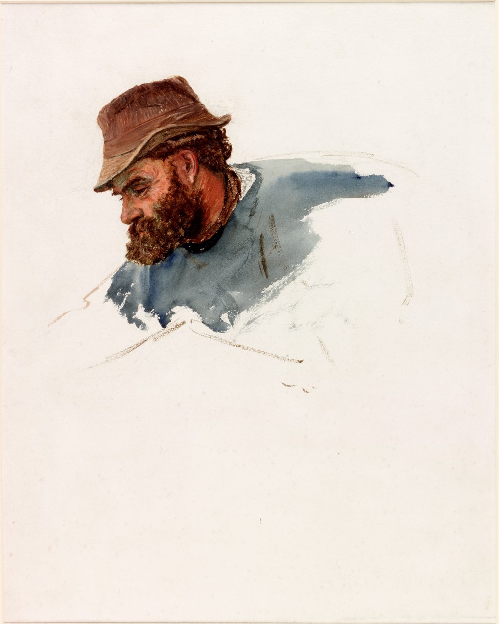 Kopf eines Fischers von Charles Napier Hemy