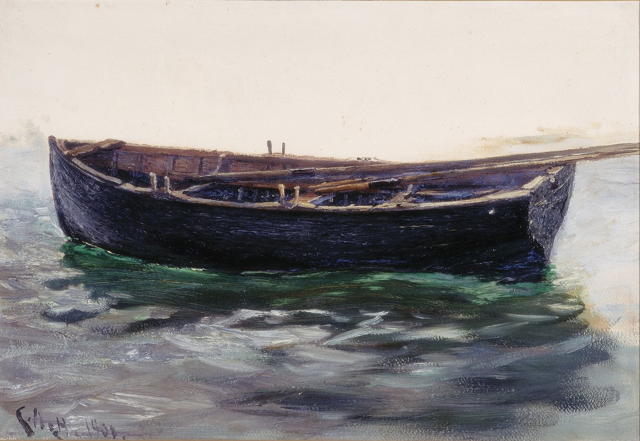 Studie eines Bootes von Charles Napier Hemy