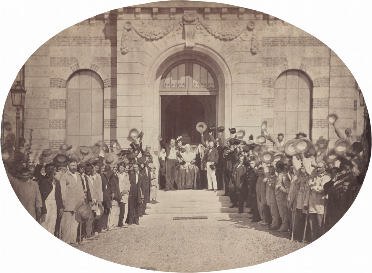 Kaiserliche Anstalt von Vincennes: am 15. August, der Gruß an den Kaiser von Charles Nègre