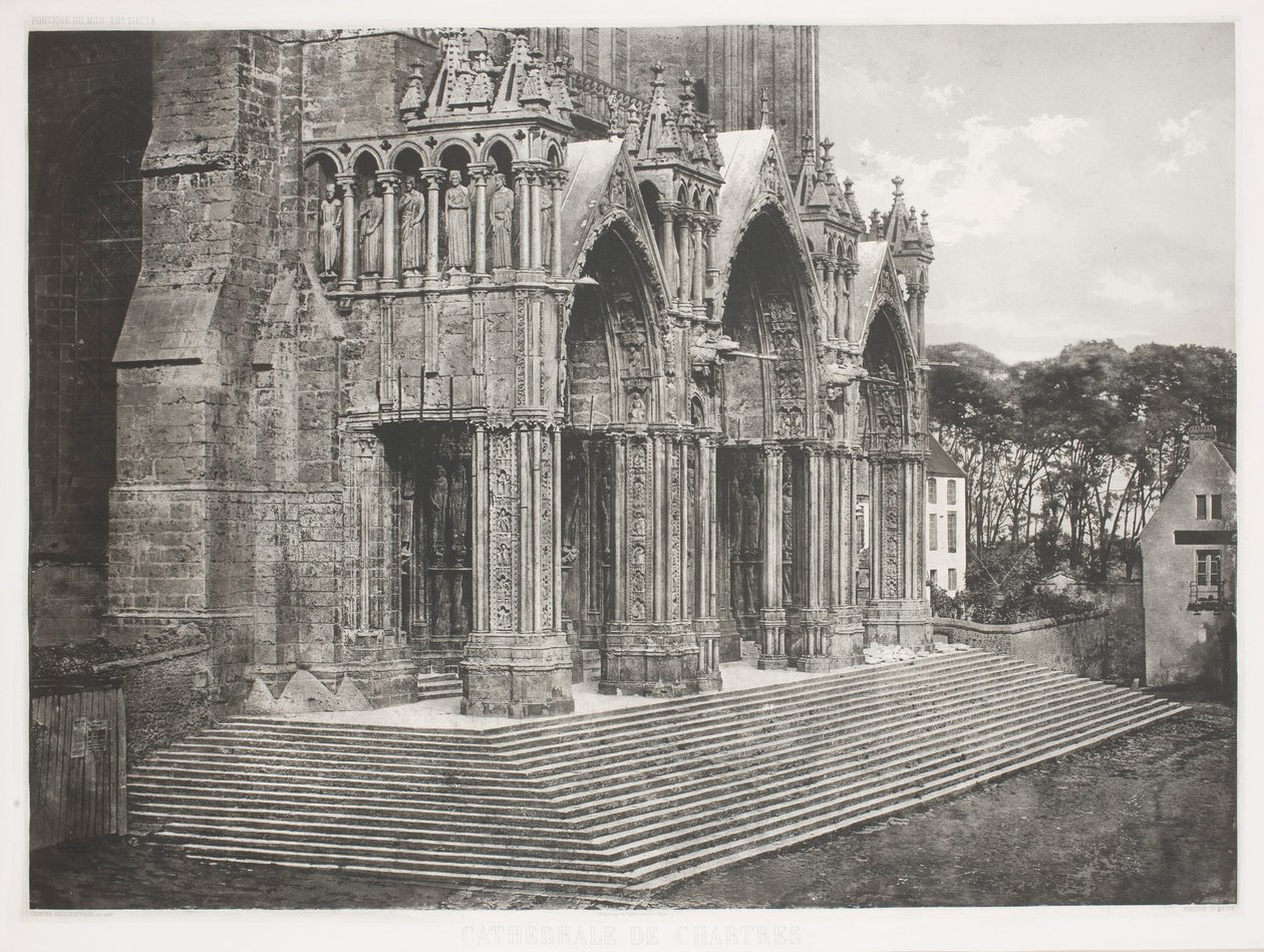 Kathedrale von Chartres von Charles Nègre