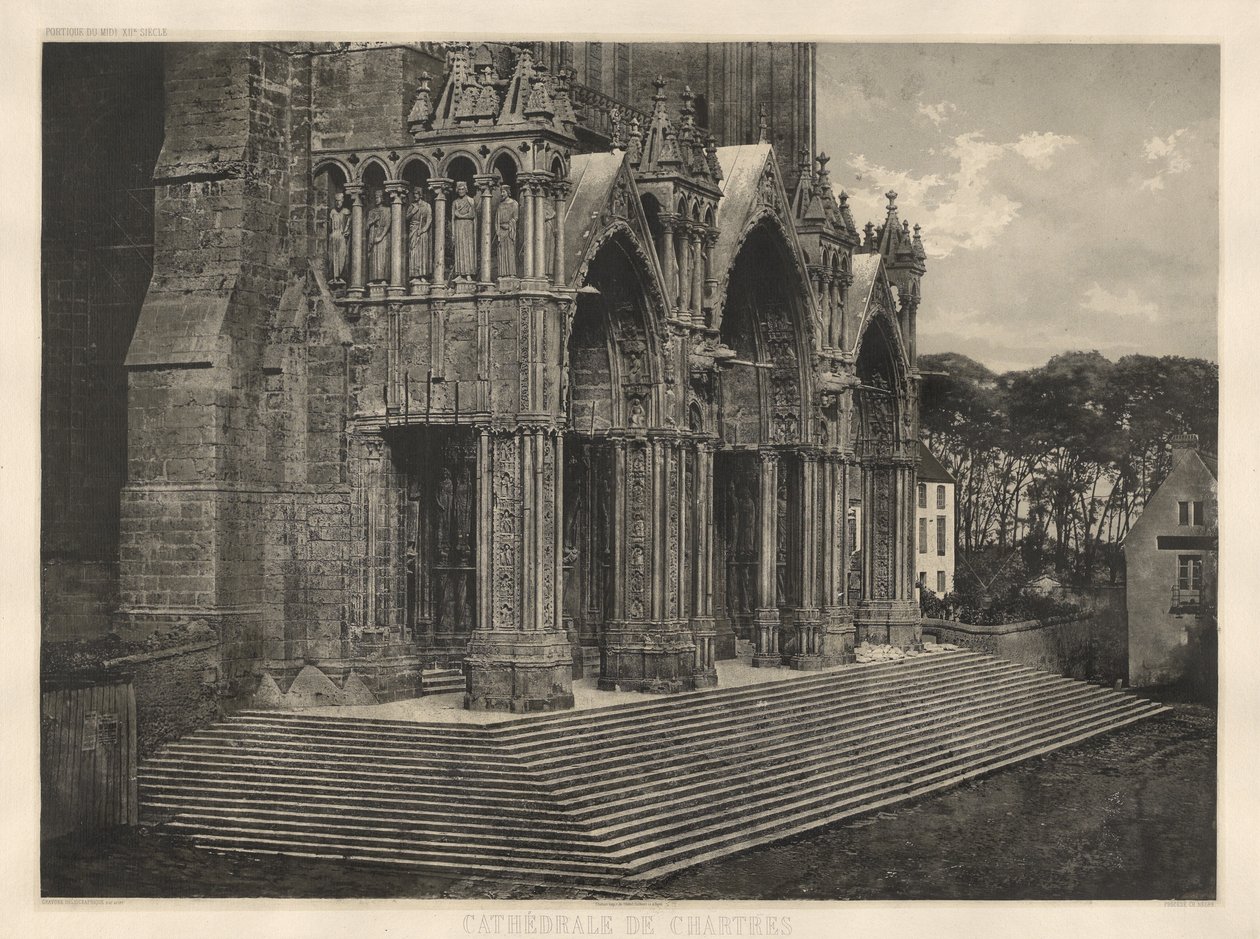 Kathedrale von Chartres. Südportal. von Charles Nègre