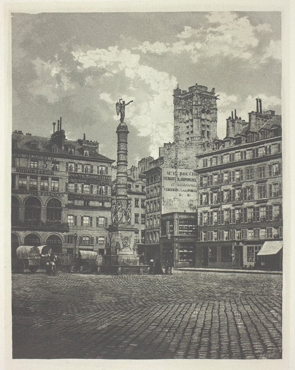 Paris, Place de Châtelet von Charles Nègre
