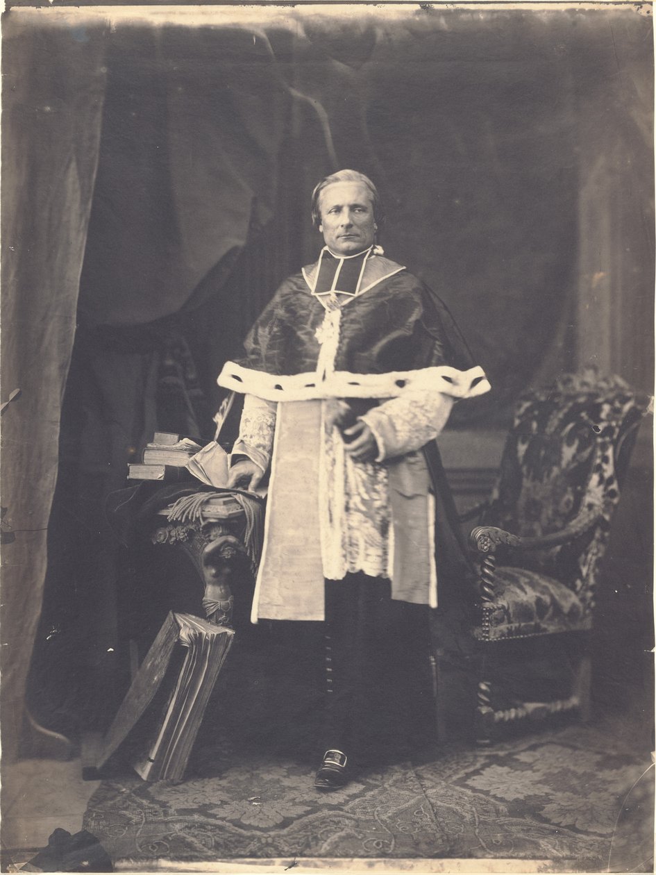 Porträt von Monseigneur Sola, erster Bischof von Nizza von Charles Nègre