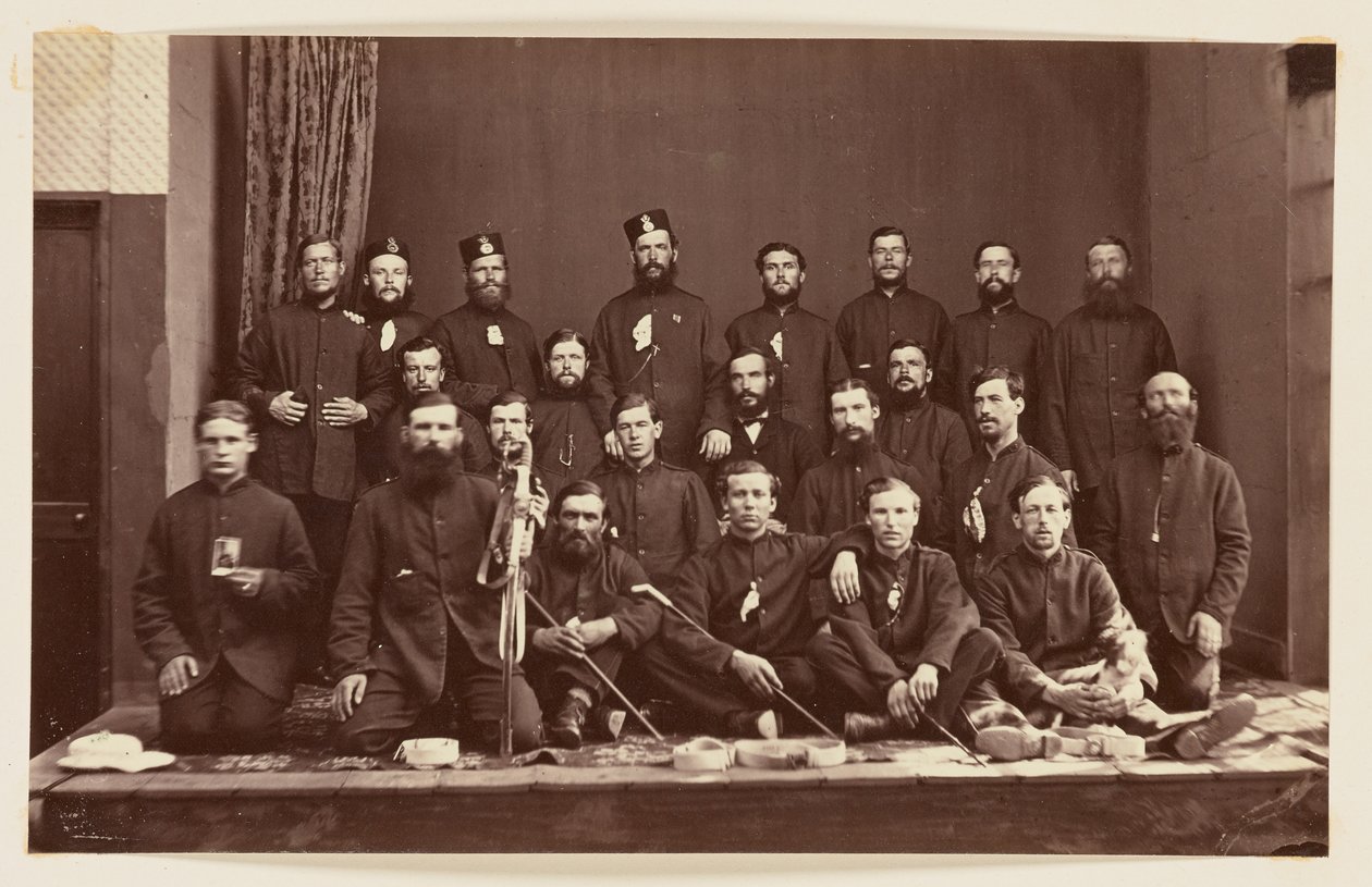 Militärisches Gruppenporträt von Charles Parker