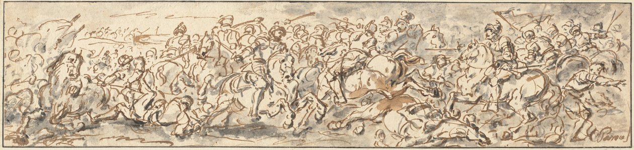Kavallerieschlacht von Charles Parrocel
