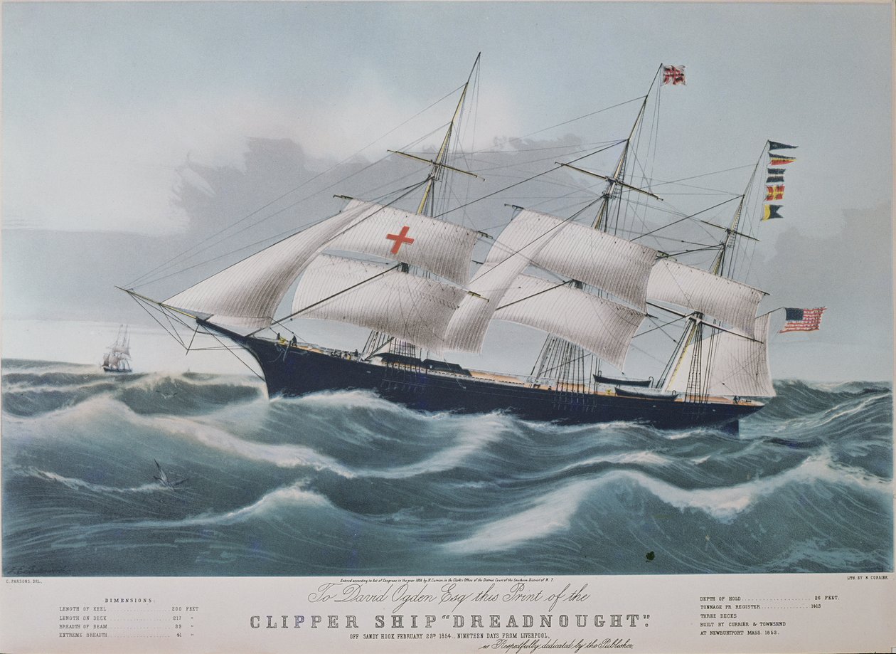 Amerikanisches Klipperschiff 