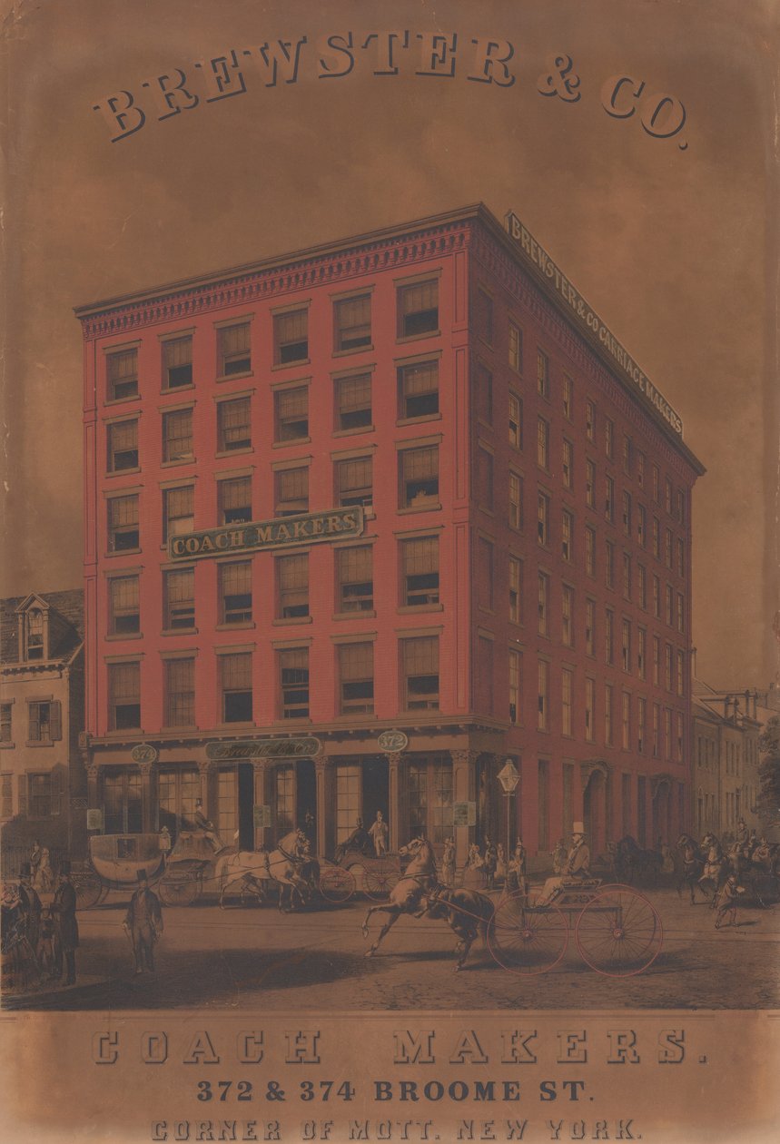 Brewster & Co. Kutschenbauer, 372 & 374 Broome St., ca. 1860-70 von Charles Parsons