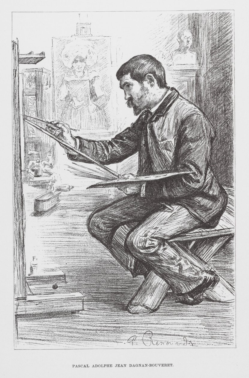 Pascal Adolphe Jean Dagnan-Bouveret von Charles Paul (after) Renouard
