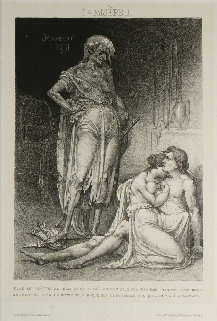Tafel Zwei aus Misery von Charles Rambert
