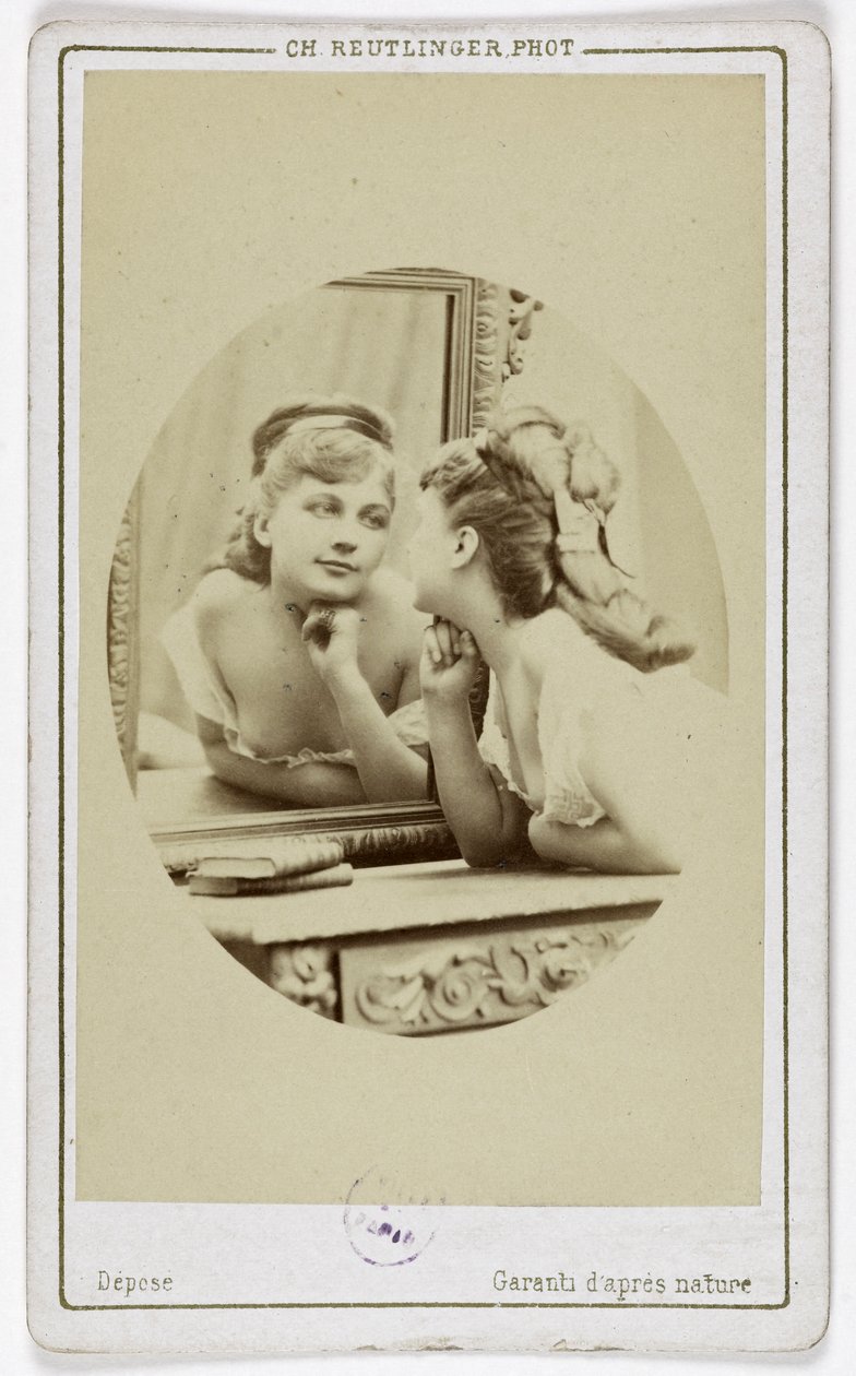 Porträt der Schauspielerin Henriette Victoire Drouard (1851-1923) von Charles Reutlinger