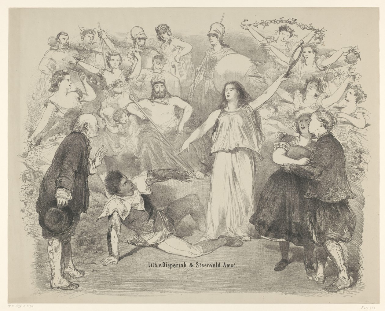 Szene aus dem Theaterstück Wahrheit und Lüge von Charles Rochussen