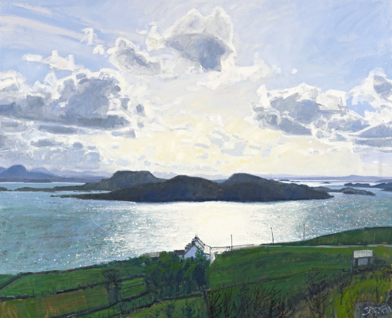 Blendendes Licht, Tanera Mor, 2011 von Charles Simpson
