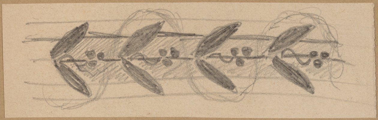 Studie für ein Randdesign von Charles Sprague Pearce