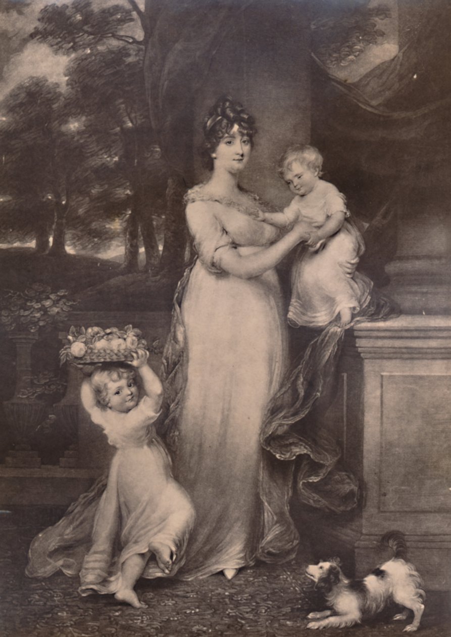 Maria Scott-Waring und ihre Töchter, um 1804-1894 von Charles Turner