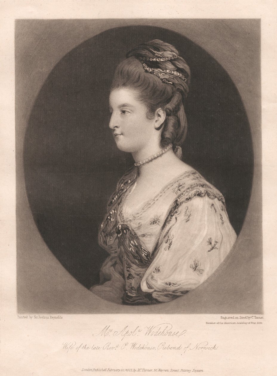 Frau Apollonia Wodehouse von Charles Turner