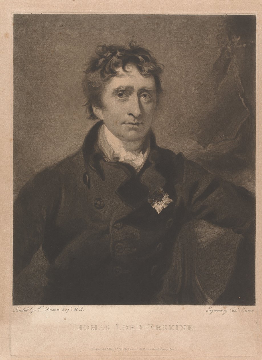 Thomas Erskine, 1. Baron Erskine von Charles Turner