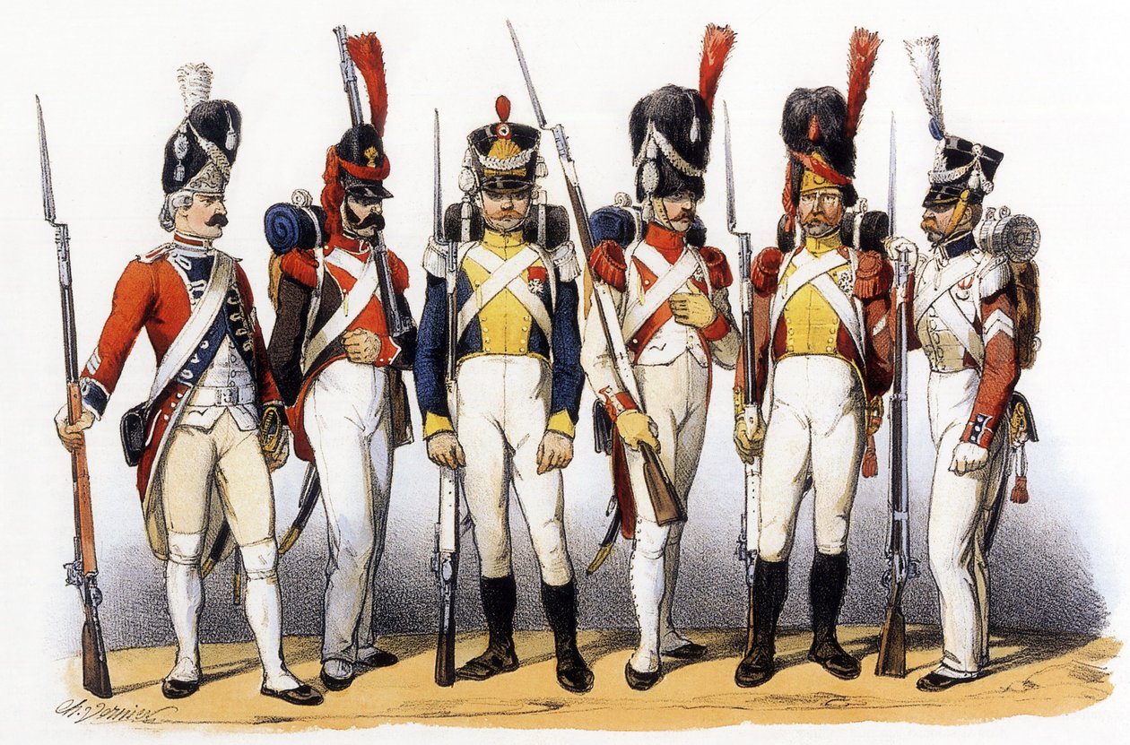 Uniformen der französischen Armee: Fremdtruppen im französischen Dienst von Charles Vernier