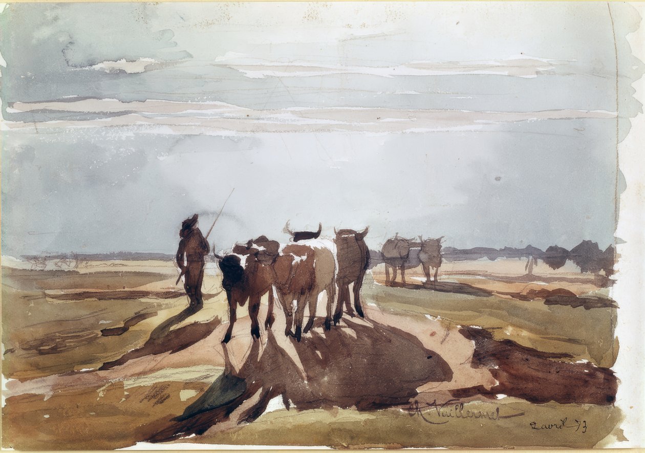 Die Ochsen von Charles Vuillermet