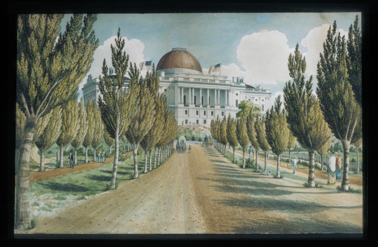 Ansicht des Kapitols von Charles W. Burton