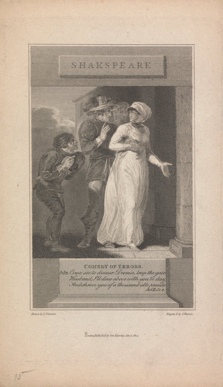 Komödie der Irrungen, Akt II Szene 2 von Charles Warren