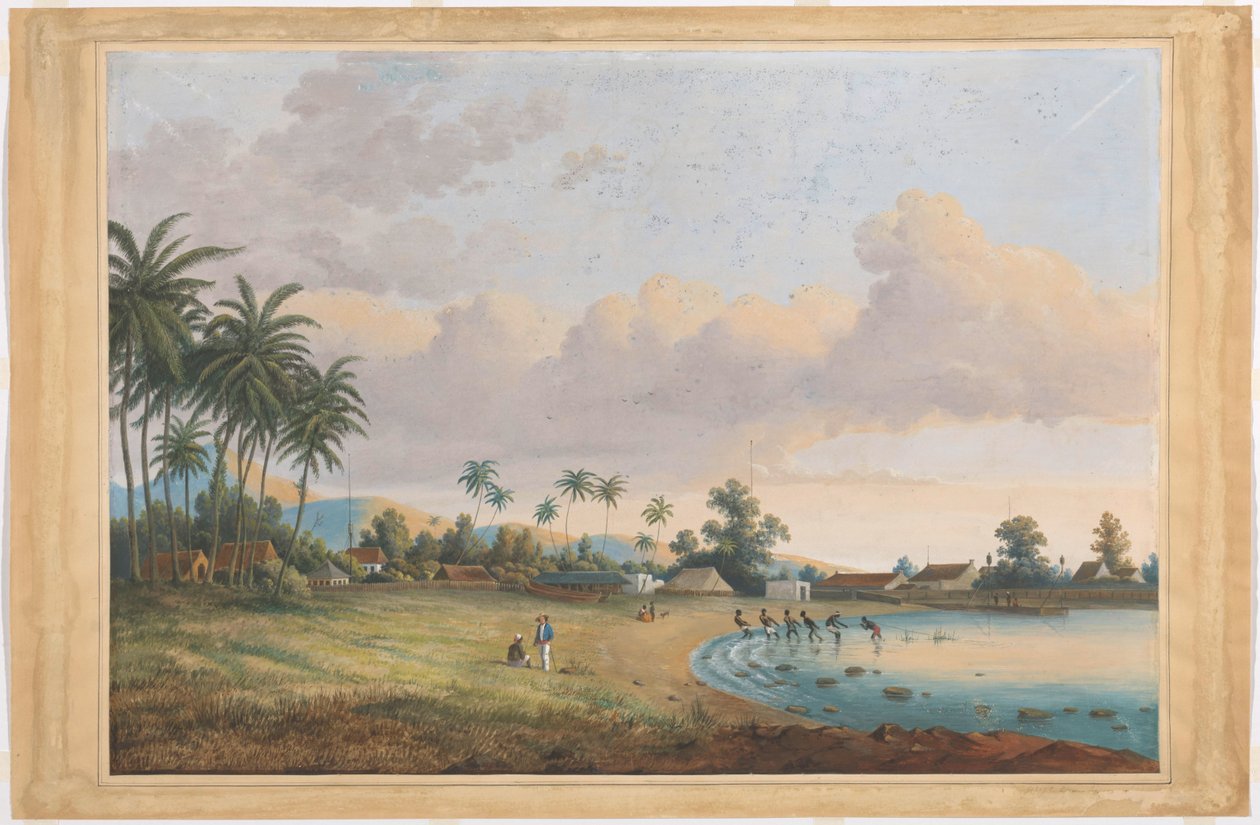 Ansicht von Anjer Java von Charles William Meredith van de Velde