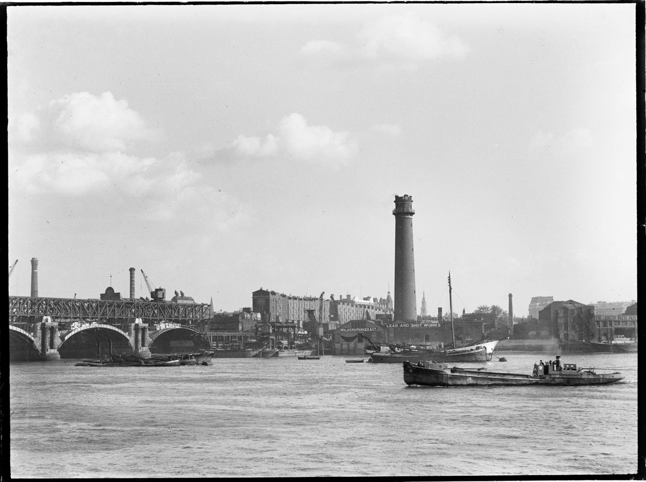 Schrotthochofen und Bleifabrik, Belvedere Road, Lambeth, Greater London Authority, 1936 von Charles William Prickett