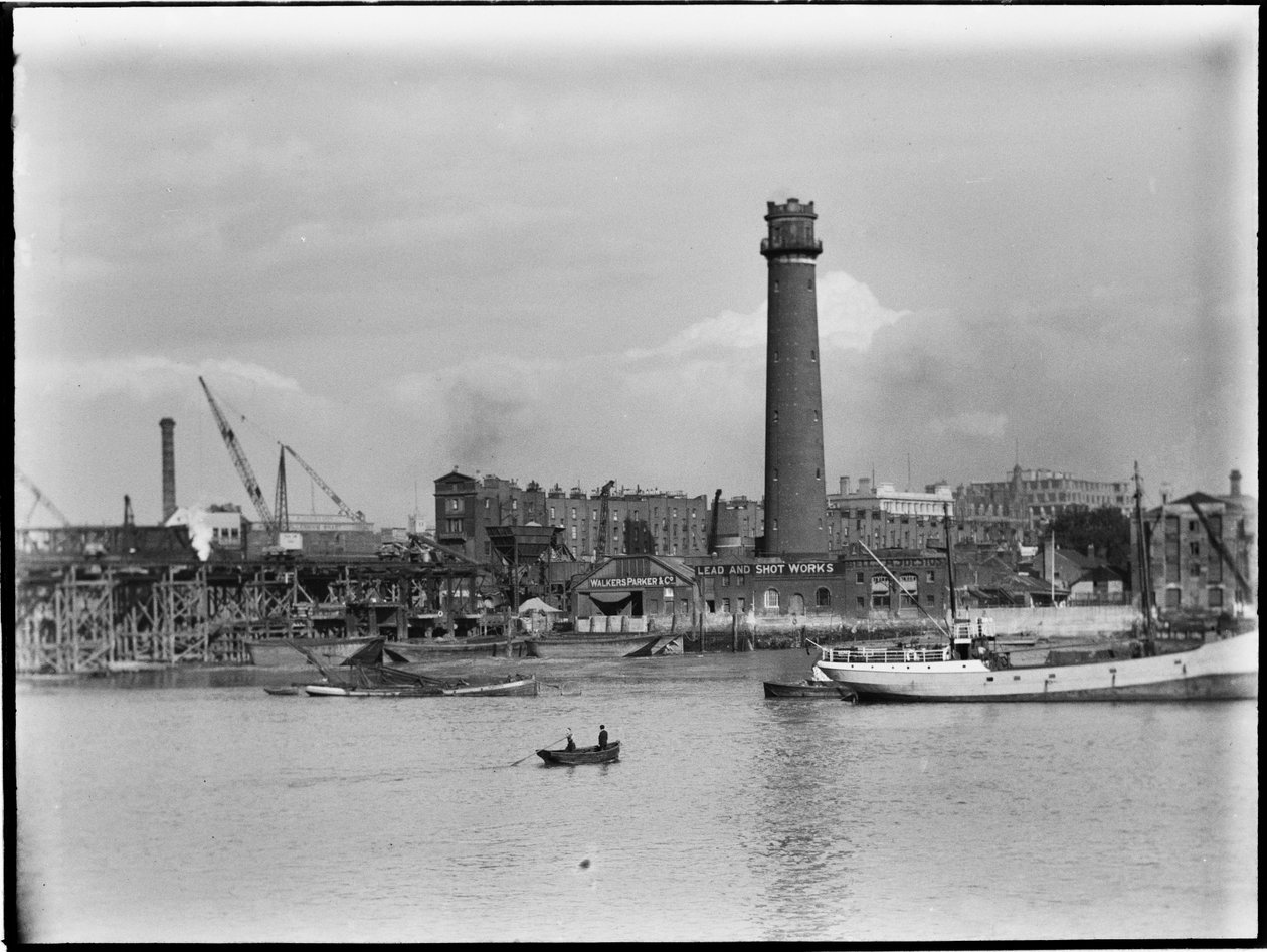 Schrotthochofen und Bleifabrik, Belvedere Road, Lambeth, Greater London Authority, 1936 von Charles William Prickett