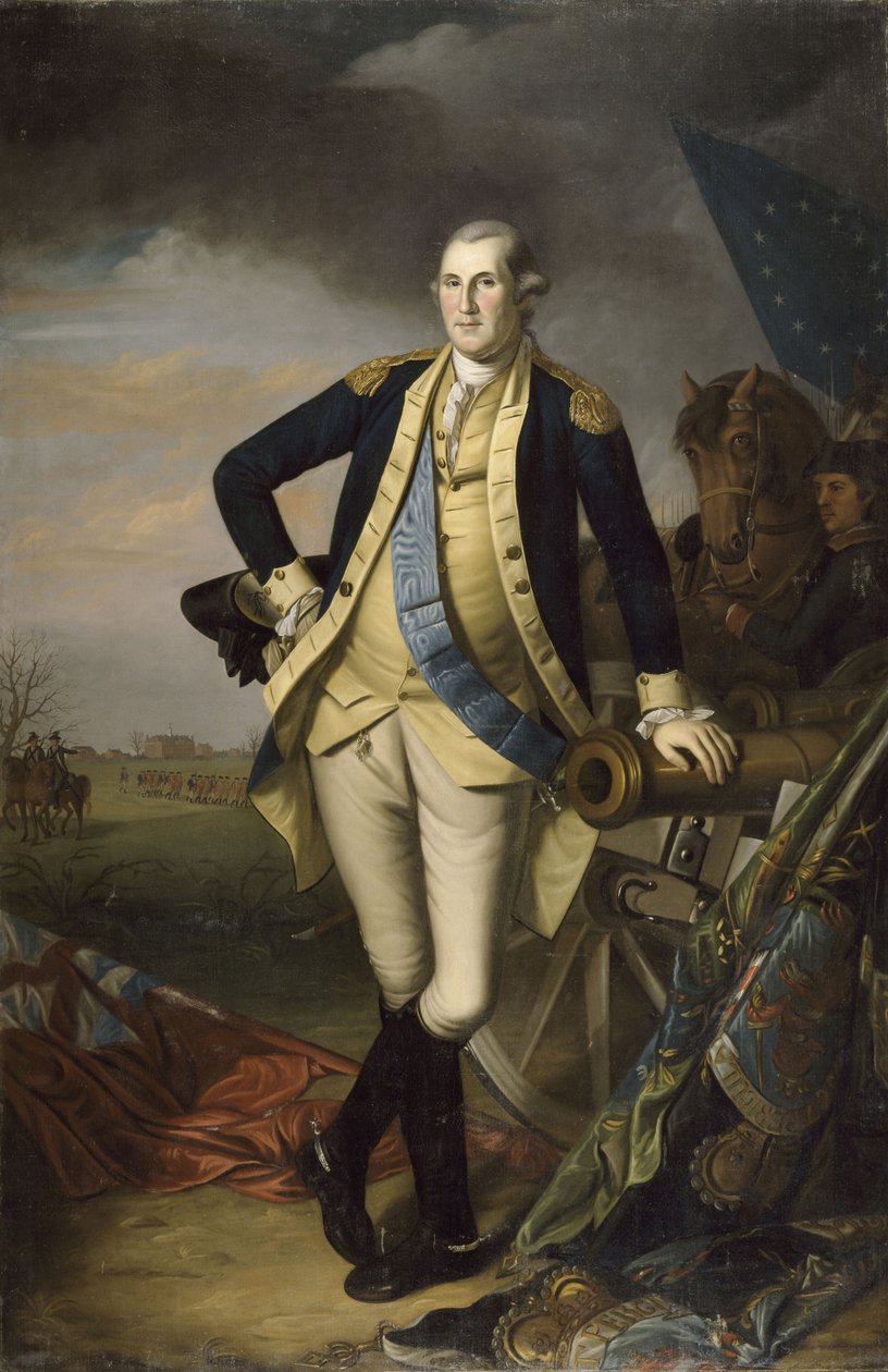 George Washington nach der Schlacht von Princeton am 3. Januar 1777 von Charles Willson Peale