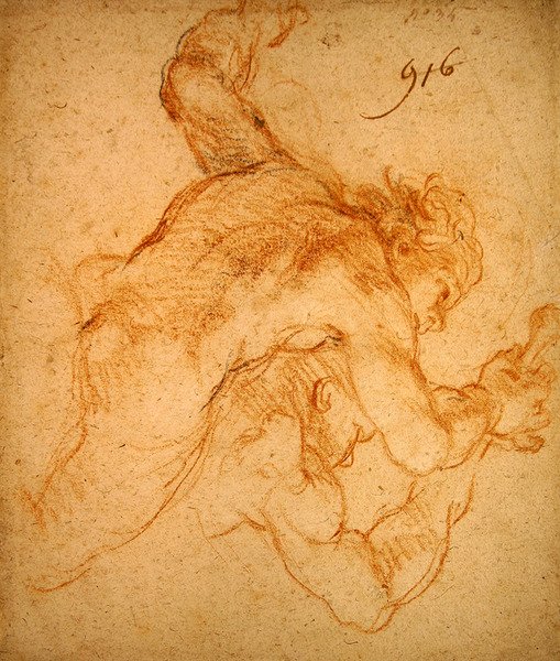 Studie von Engeln von Charles de la Fosse