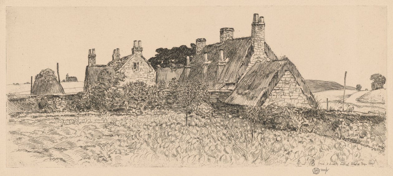 Englische Cottages von Childe Hassam