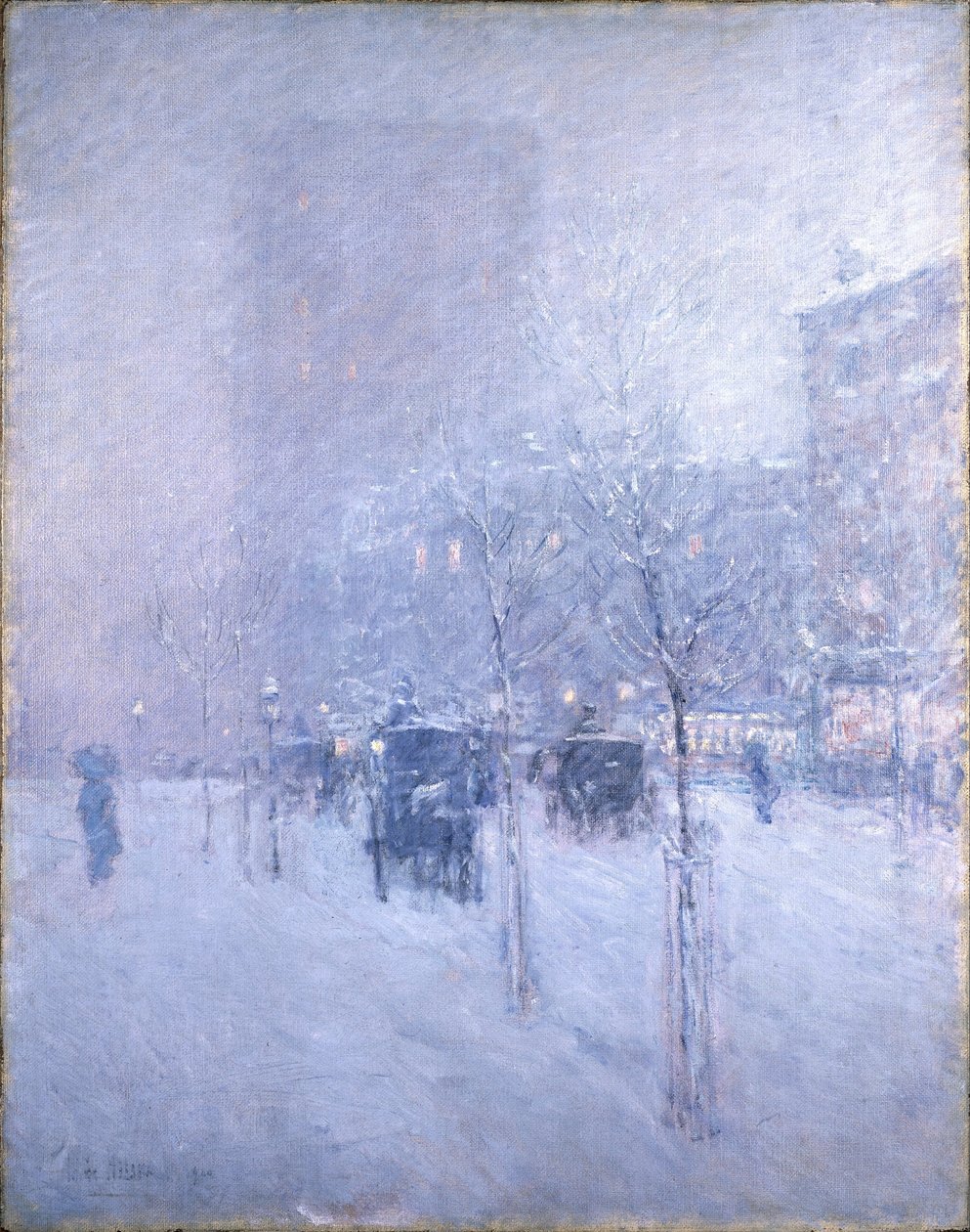 Später Nachmittag, New York, Winter von Childe Hassam