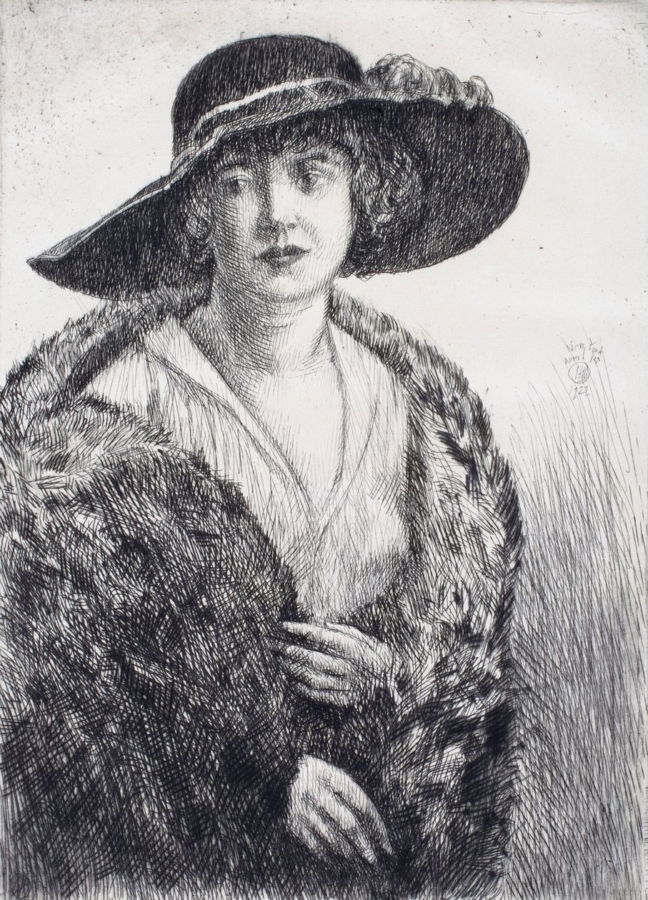 Fräulein Erminie Gagnon von Childe Hassam