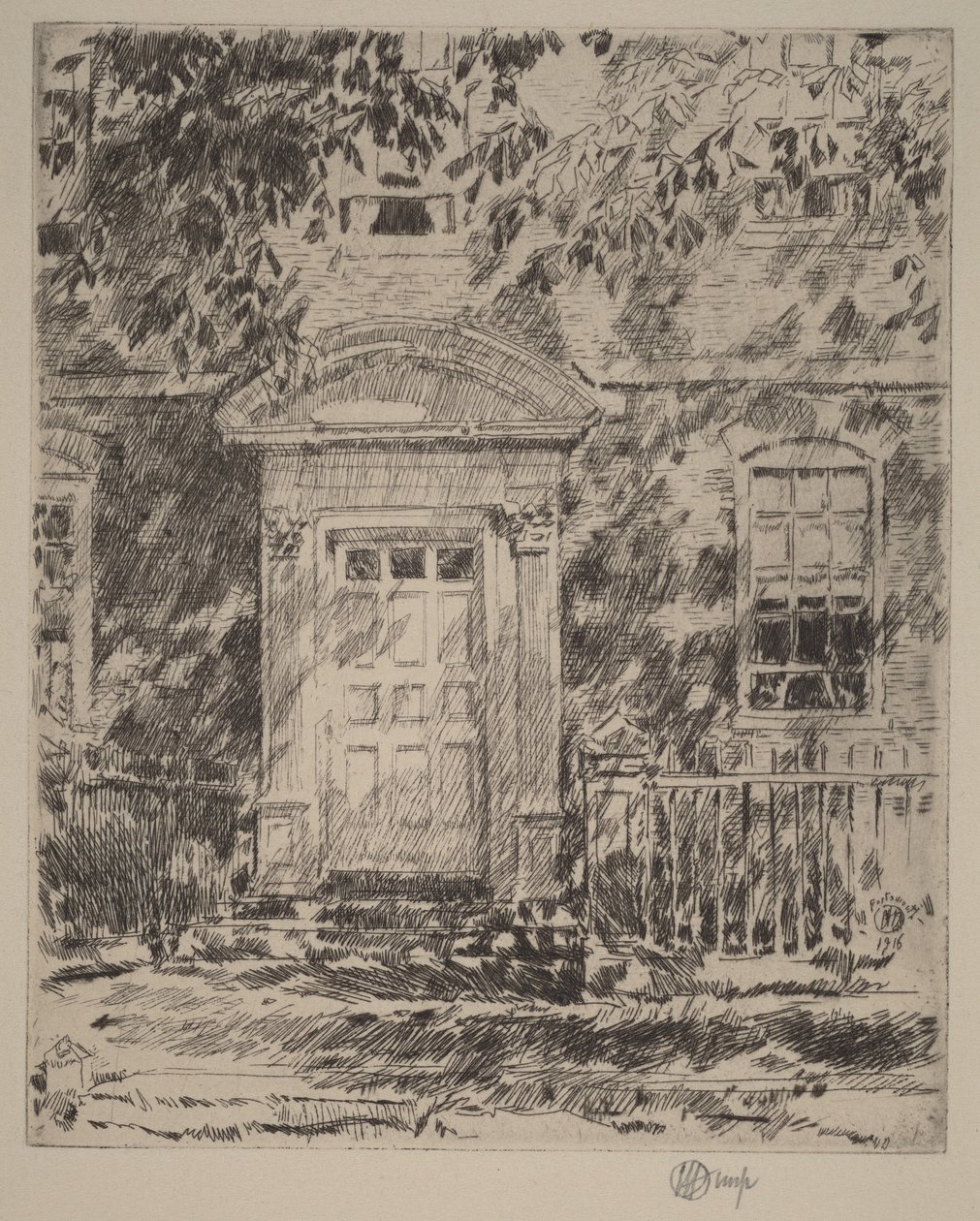 Portsmouth Tür von Childe Hassam