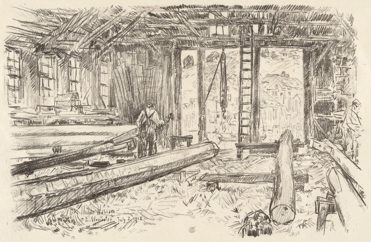 Spar-Laden von Childe Hassam
