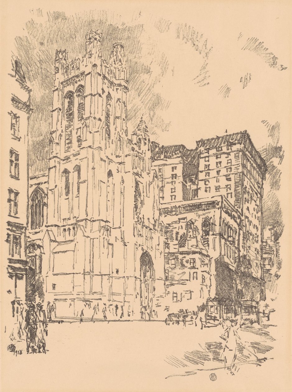 St. Thomas, New York von Childe Hassam