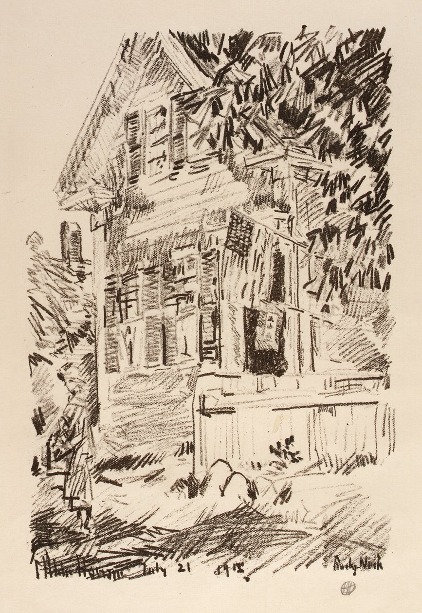 Die Dienstflagge von Childe Hassam
