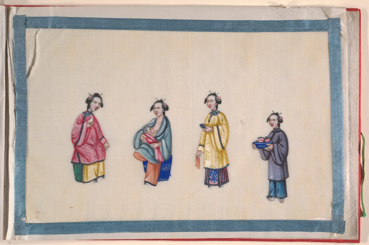 Album, spätes 19. Jahrhundert von Chinese School