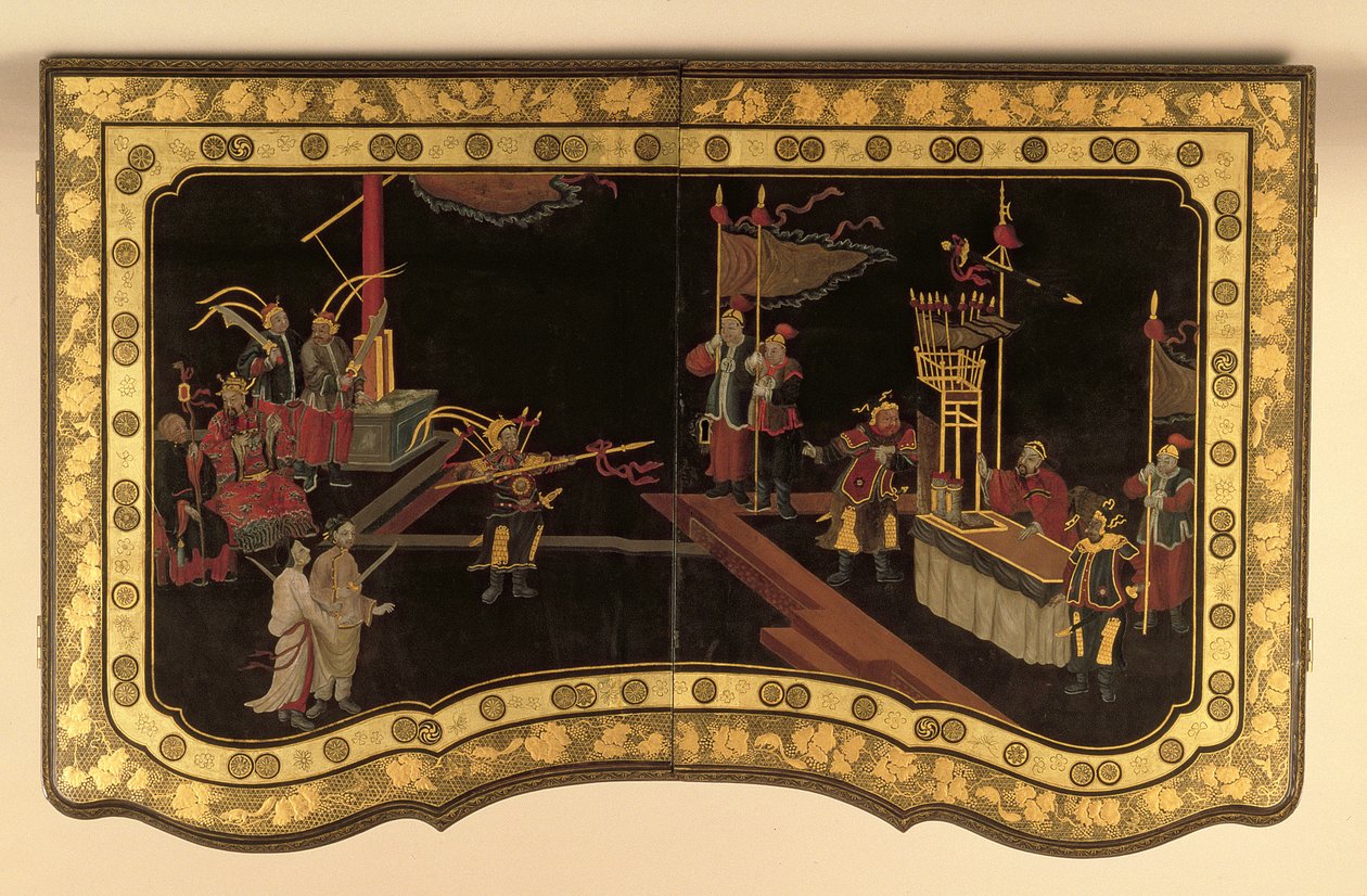 Chinesischer Export-Schminktischaufsatz, ca. 1780 von Chinese School