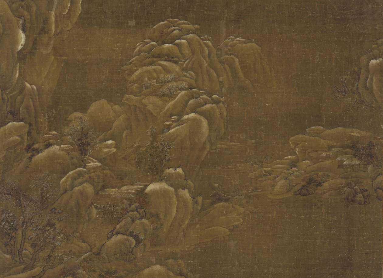Winterlandschaft, Ming- oder Qing-Dynastie, 15.-18. Jahrhundert von Chinese School