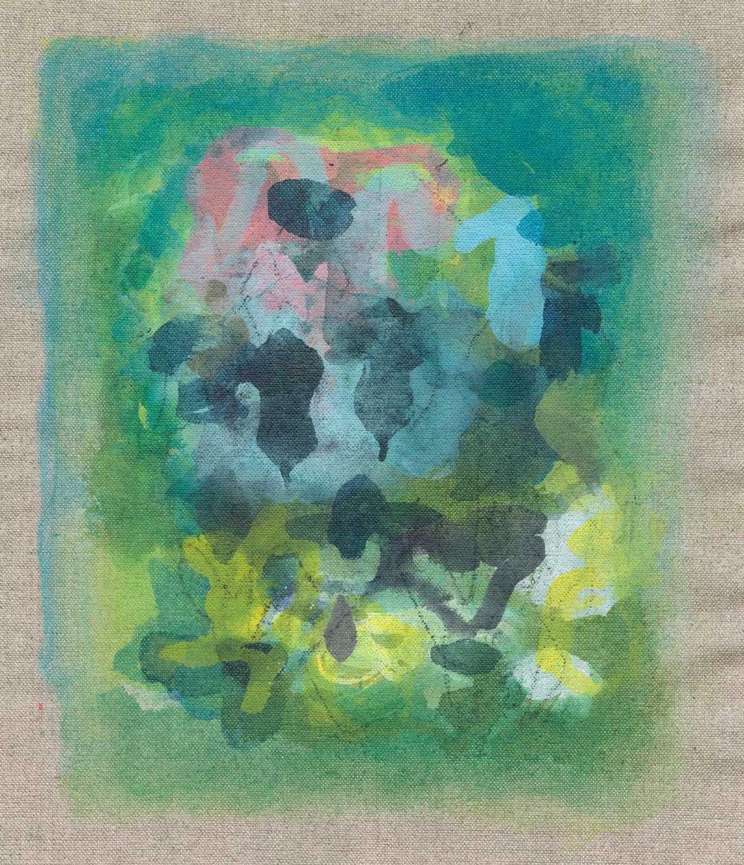 Abstrakte Komposition IV von Ching Fun Tso