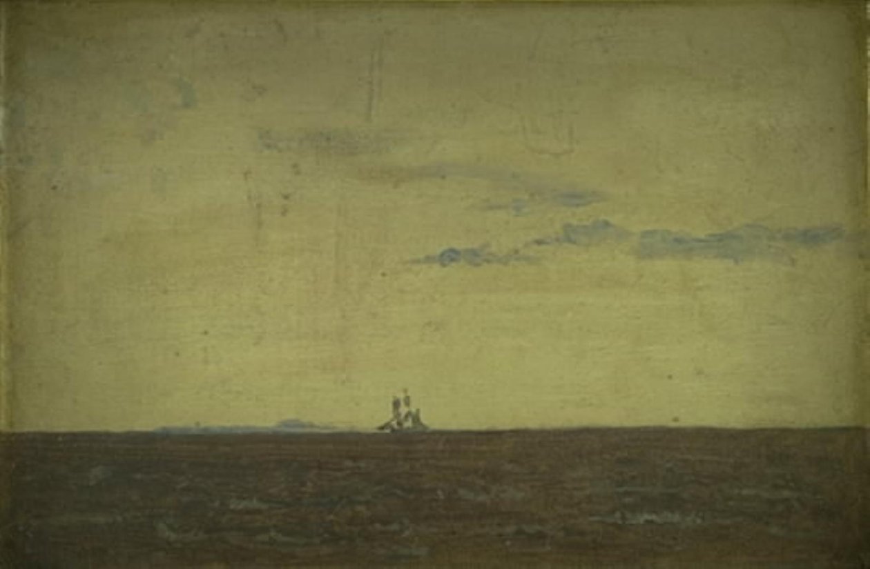 Meereslandschaft. Himmel bei Sonnenuntergang von Christen Købke