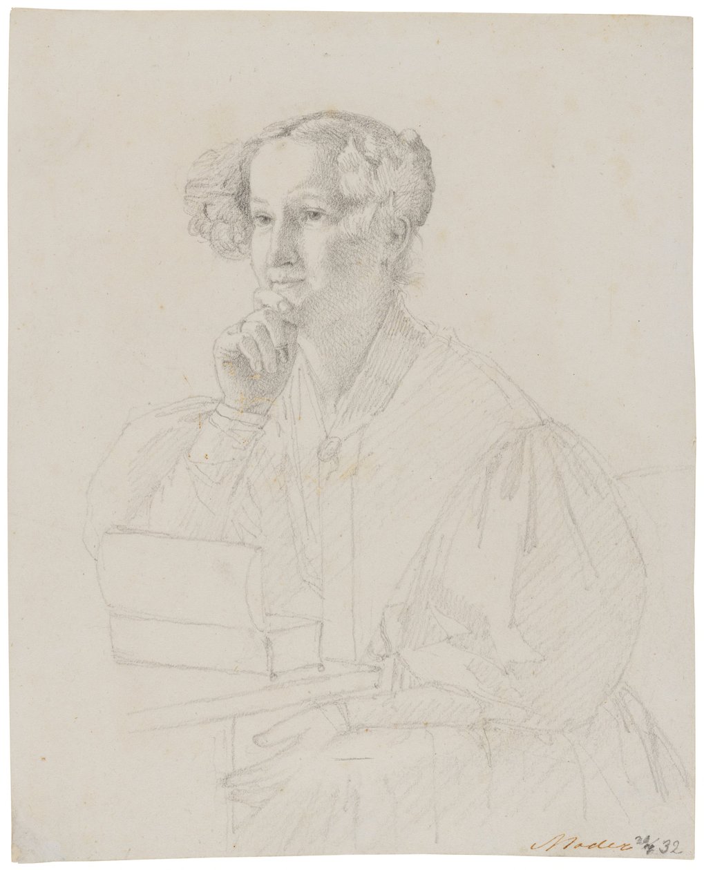 Porträt von Susanne Dorothea Ryder 1814-1889 von Christen Købke