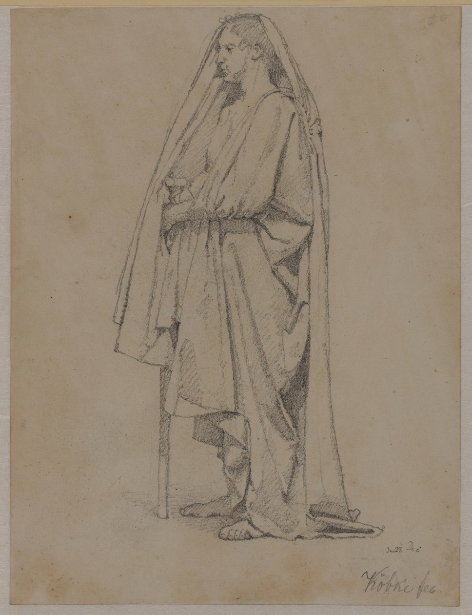 Stehender Mann von Christen Købke