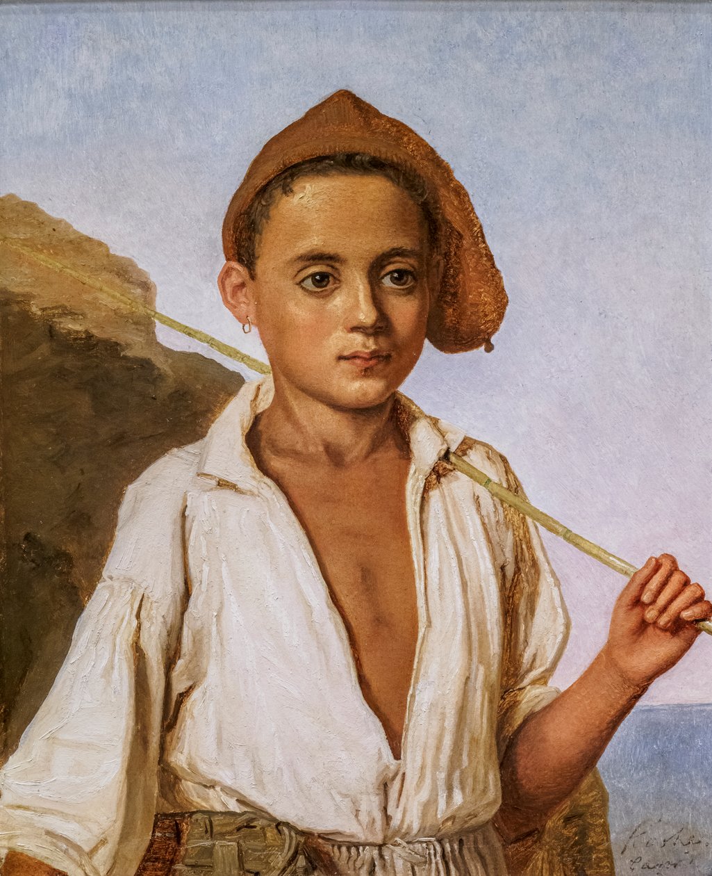 Ein Fischerjunge aus Capri von Christen Schjellerup Kobke
