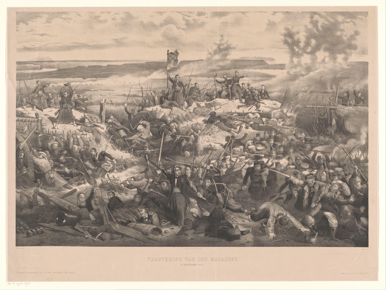 Schlacht bei Malachov von Christiaan Bos
