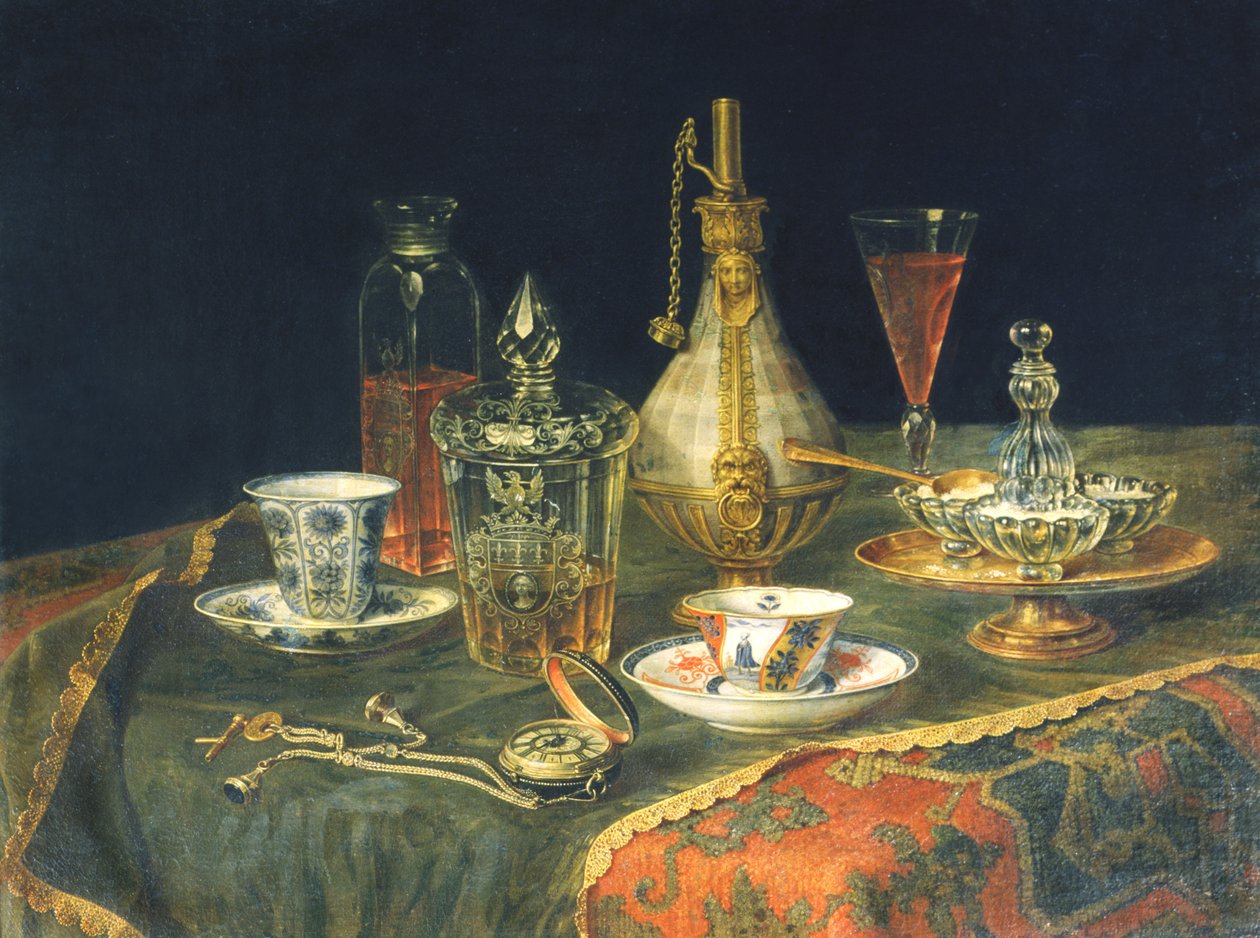 Kristall von Böhmen, Tee und eine Uhr von Christian Berentz