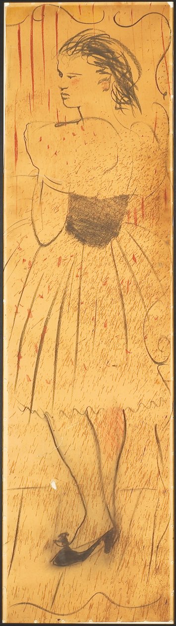 Triptychon (Zeichnung einer Liebesszene) von Christian Bérard