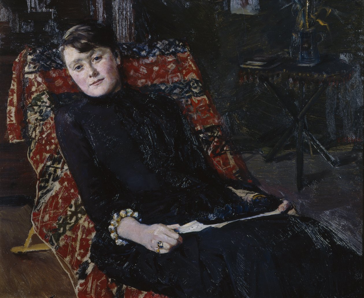 Schauspielerin Constance Bruun von Christian Krohg
