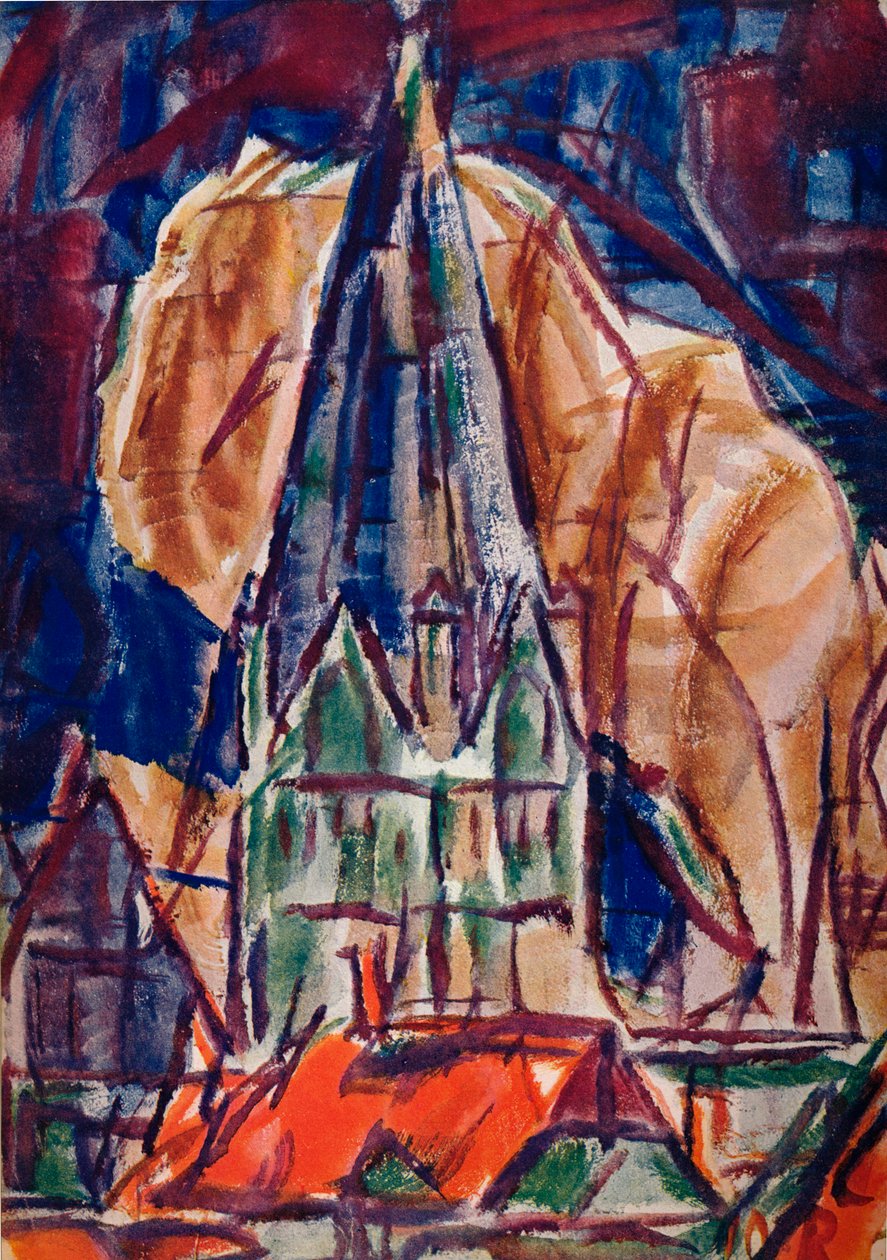 St. Patrokus in Soest von Christian Rohlfs: Kunstdruck